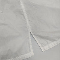 ICHI バンドカラー ギャザー sm191017 長袖 コットン ブラウス シャツ ホワイト レディース イチ【中古】5-0712M∞