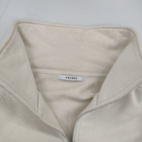 CELERI ハーフジップスウェット CA22-DEU01 コットン スウェット オフホワイト レディース セルリ【中古】5-0712M∞