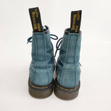 Dr.Martens 8ホール 1460 SUEDE 8 EYE 21466456 LAKE BLUE UK6 ブーツ ブルーグリーン レディース ドクターマーチン【中古】5-0908G◎