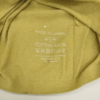 45R/45rpm コットン ニットソー 長袖Ｔシャツ カットソー ロンＴ イエロー レディース フォーティーファイブアールピーエム【中古】5-0712M∞