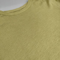 45R/45rpm コットン ニットソー 長袖Ｔシャツ カットソー ロンＴ イエロー レディース フォーティーファイブアールピーエム【中古】5-0712M∞
