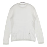 45R/45rpm コットン ニットソー 長袖Ｔシャツ カットソー ロンＴ ホワイト レディース フォーティーファイブアールピーエム【中古】5-0712M∞