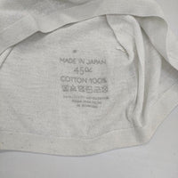 45R/45rpm コットン ニットソー 長袖Ｔシャツ カットソー ロンＴ ホワイト レディース フォーティーファイブアールピーエム【中古】5-0712M∞