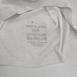 45R/45rpm コットン ニットソー 長袖Ｔシャツ カットソー ロンＴ ホワイト レディース フォーティーファイブアールピーエム【中古】5-0712M∞