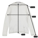 45R/45rpm コットン ニットソー 長袖Ｔシャツ カットソー ロンＴ ホワイト レディース フォーティーファイブアールピーエム【中古】5-0712M∞