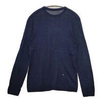 45R/45rpm コットン ニットソー 長袖Ｔシャツ カットソー ロンＴ ネイビー レディース フォーティーファイブアールピーエム【中古】5-0712M∞