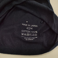 45R/45rpm コットン ニットソー 長袖Ｔシャツ カットソー ロンＴ ネイビー レディース フォーティーファイブアールピーエム【中古】5-0712M∞
