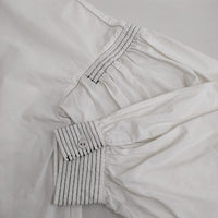 TODAYFUL Stitch Puff Blouse ステッチパフブラウス 定価17600円 ブラウス シャツ ホワイト レディース トゥデイフル【中古】5-0724M∞
