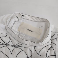 TODAYFUL キルティングドレスシャツ 定価14850円 ステッチ ブラウス シャツ ホワイト レディース トゥデイフル【中古】5-0724M∞