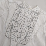 TODAYFUL キルティングドレスシャツ 定価14850円 ステッチ ブラウス シャツ ホワイト レディース トゥデイフル【中古】5-0724M∞