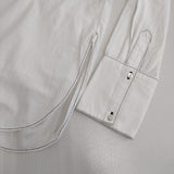 TODAYFUL キルティングドレスシャツ 定価14850円 ステッチ ブラウス シャツ ホワイト レディース トゥデイフル【中古】5-0724M∞