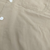 GYMPHLEX コットン ロングシャツワンピ ワンピース ベージュ レディース ジムフレックス【中古】5-0724M∞