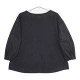 Niko and… BASIC ポリエステルプルオーバー サイズ5 XL ブラウス シャツ ブラック レディース ニコアンド【中古】5-0724M∞