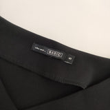 Niko and… BASIC ポリエステルプルオーバー サイズ5 XL ブラウス シャツ ブラック レディース ニコアンド【中古】5-0724M∞