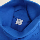 gicipi イタリア製 タートルネック コットン 長袖Ｔシャツ カットソー ロンＴ ブルー レディース ジチピ【中古】5-0724M∞