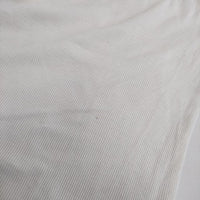NOUVELLES DU PARADIS タートルネック コットン リブ 長袖Ｔシャツ カットソー ロンＴ オフホワイト レディース ヌーベルドゥパラディ【中古】5-0724M∞