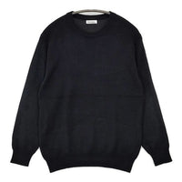 Josephin ジョセフィン カシミヤ シルク クルーネック セーター ニット ブラック レディース【中古】5-1002T∞