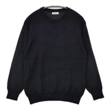 Josephin ジョセフィン カシミヤ シルク クルーネック セーター ニット ブラック レディース【中古】5-1002T∞