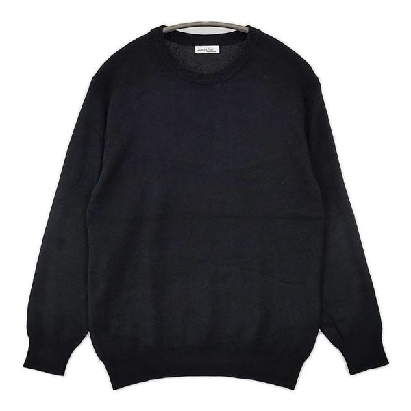 Josephin ジョセフィン カシミヤ シルク クルーネック セーター ニット ブラック レディース【中古】5-1002T∞