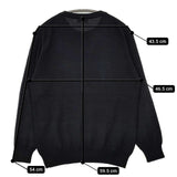 Josephin ジョセフィン カシミヤ シルク クルーネック セーター ニット ブラック レディース【中古】5-1002T∞