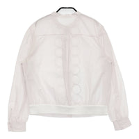 mina perhonen tambourine コットンシルク ブルゾン 定63800円 acs2398 ブラウス シャツ 24SS Lピンク レディース ミナペルホネン【中古】5-0531M♪