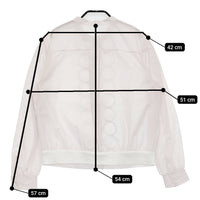 mina perhonen tambourine コットンシルク ブルゾン 定63800円 acs2398 ブラウス シャツ 24SS Lピンク レディース ミナペルホネン【中古】5-0531M♪