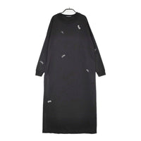mina perhonen choucho カットソードレス 定価41800円 aca8932 サイズ36 ワンピース 24AW ブラック レディース ミナペルホネン【中古】5-0531M♪