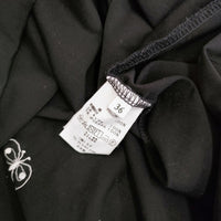 mina perhonen choucho カットソードレス 定価41800円 aca8932 サイズ36 ワンピース 24AW ブラック レディース ミナペルホネン【中古】5-0531M♪