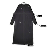 mina perhonen choucho カットソードレス 定価41800円 aca8932 サイズ36 ワンピース 24AW ブラック レディース ミナペルホネン【中古】5-0531M♪