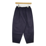 mina perhonen choucho 刺繍 コットン イージーパンツ 定価44000円 aca4603s パンツ 24AW ネイビー レディース ミナペルホネン【中古】5-1106G∞