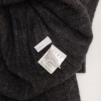 ETRE TOKYO 新品 リブニット サイドスリット 定価23000円 1219511076-0 ワンピース チャコールグレー レディース エトレトウキョウ【中古】5-1002T∞