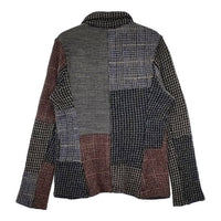 KAPITAL ツイード天竺 ニット パッチワークファーム ジャケット マルチカラー レディース キャピタル【中古】5-1002T∞