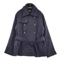 KAPITAL K1410LJ253 サイズ1/S ウールニット ピーコート ネイビー レディース キャピタル【中古】5-0920T♪