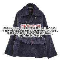 KAPITAL K1410LJ253 サイズ1/S ウールニット ピーコート ネイビー レディース キャピタル【中古】5-0920T♪