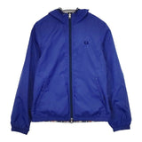 FRED PERRY リバーシブルフーデットジャケット ブルゾン ネイビー レッド ホワイト レディース フレッドペリー【中古】5-0712M∞