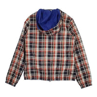 FRED PERRY リバーシブルフーデットジャケット ブルゾン ネイビー レッド ホワイト レディース フレッドペリー【中古】5-0712M∞