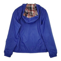FRED PERRY リバーシブルフーデットジャケット ブルゾン ネイビー レッド ホワイト レディース フレッドペリー【中古】5-0712M∞