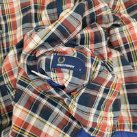 FRED PERRY リバーシブルフーデットジャケット ブルゾン ネイビー レッド ホワイト レディース フレッドペリー【中古】5-0712M∞