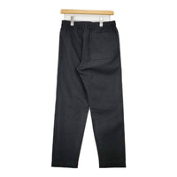 MHL. COTTON WOOL DRILL テーパード 595-8240504 イージー パンツ ブラック レディース エムエイチエル【中古】5-1002T∞