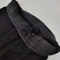 MHL. COTTON WOOL DRILL テーパード 595-8240504 イージー パンツ ブラック レディース エムエイチエル【中古】5-1002T∞