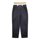 MHL. IRREGULAR COTTON CANVAS 595-1243502 パンツ 21AW チャコールグレー レディース エムエイチエル【中古】5-0712G∞