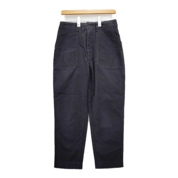 MHL. IRREGULAR COTTON CANVAS 595-1243502 パンツ 21AW チャコールグレー レディース エムエイチエル【中古】5-0712G∞