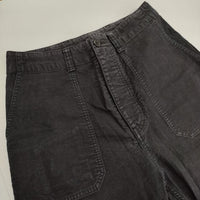 MHL. IRREGULAR COTTON CANVAS 595-1243502 パンツ 21AW チャコールグレー レディース エムエイチエル【中古】5-0712G∞
