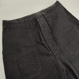 MHL. IRREGULAR COTTON CANVAS 595-1243502 パンツ 21AW チャコールグレー レディース エムエイチエル【中古】5-0712G∞