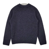 MHL. SHETLAND SOFT WOOL 595-6263506 セーター ニット ネイビー レディース エムエイチエル【中古】5-1002T∞