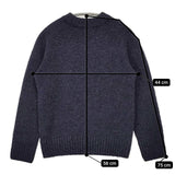 MHL. SHETLAND SOFT WOOL 595-6263506 セーター ニット ネイビー レディース エムエイチエル【中古】5-1002T∞