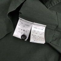 MHL. コットンポプリン 開襟 595-1152504 サイズ2 オープンカラー 半袖シャツ 21SS グリーン レディース エムエイチエル【中古】5-0613S♪