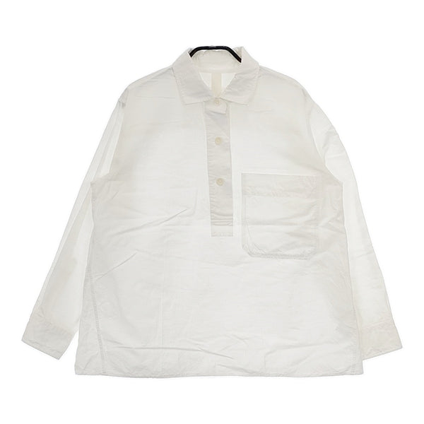 MHL. LIGHTWEIGHT COTTON LINEN コットンリネン 595-4153513 定価26400円 長袖シャツ 24SS ホワイト エムエイチエル 5-0701M 264215 MHL. LIGHTWEIGHT COTTON LINEN コットンリネン 595-4153513