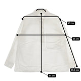 MHL. LIGHTWEIGHT COTTON LINEN コットンリネン 595-4153513 定価26400円 長袖シャツ 24SS ホワイト エムエイチエル 5-0701M 264215 MHL./LIGHTWEIGHT COTTON LINEN WOMENS