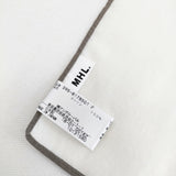MHL. 595-8178501 コットン スカーフ グレー ホワイト レディース エムエイチエル【中古】5-0918G◎